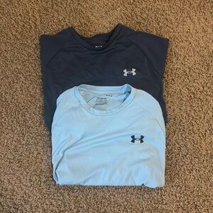 Under Armour Dri-Fit Tees (One Navy, One Baby Blue)